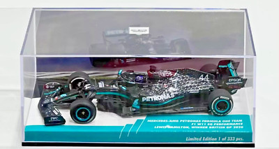 Modell Auto F1 1:43 MINICHAMPS Mercedes Lewis Hamilton Winner Britisch Gp 2020