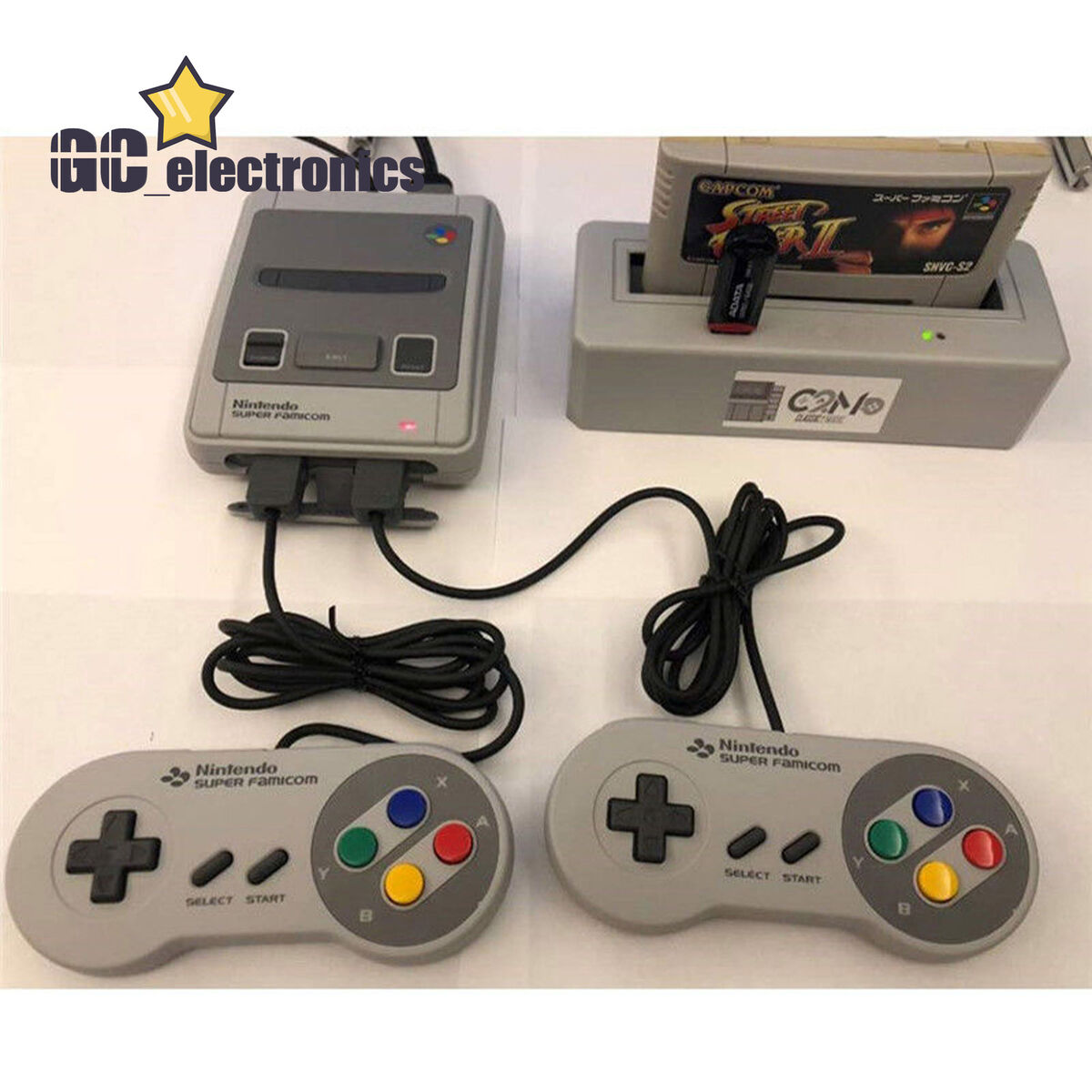 Classic 2 Magic For C2M SNES/NES Carts Drive works Classic Any ROMS VIA USB  A3GU