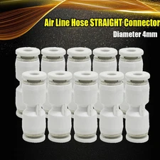 10x Mercedes S-Class W221 Suspension Air Line Hose Repair STRAIGHT Connector 4mm