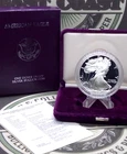 1987 "S" PROOF American SILVER Eagle $1 Box & COA East Coast Coin & Collectables