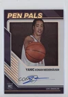 2025 Panini Donruss Pen Pals Yanic Konan Niederhauser Rookie Auto RC