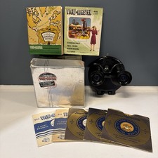 Sawyer's View-Master Reel Viewer 1940  s Original Box, Manual  5 reels