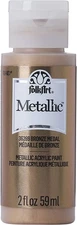 FolkArt Metallic Acrylic Paint 2oz-Bronze Metal - 6 Pack