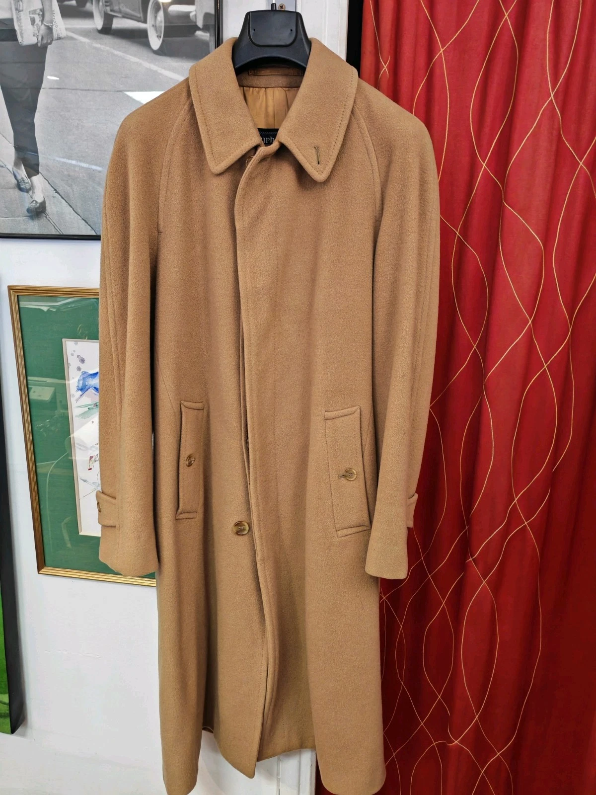 Cappotto uomo Burberrys lana e cashmer taglia EU 50 (M) made in England