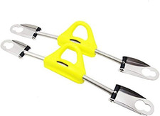 Diving Spring Yellow Fin Strap with Stainless Steel Integrated Buckle, Large