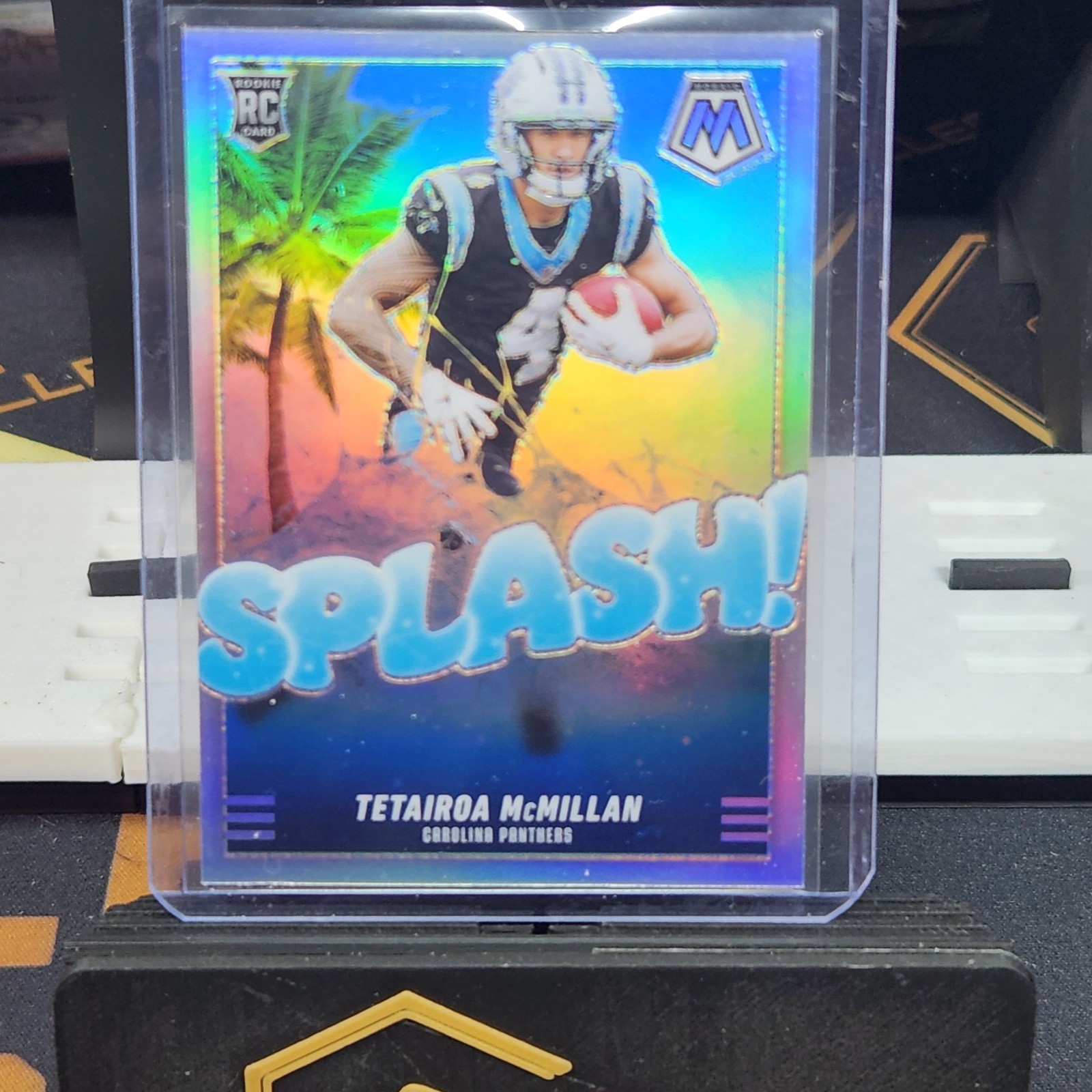 2025 Mosaic - Tetairoa McMillan Splash SILVER Rookie PANTHERS
