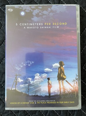 5 Centimeters Per Second DVD Makoto Shinkai 2007 Anime