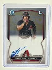 2023 Bowman Chrome - Prospect Autographs Deyvison De Los Santos #CPA-DD (AU, RC)