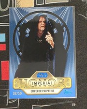2025 TOPPS STAR WARS MEIYO EMPEROR PALPATINE BLUE PARALLEL /50 IMPERIAL HONOR