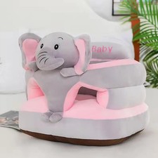 HEVOY Baby Seat for 3-24 Month, Infant Back Support Floor Chair, Plush Cartoo...