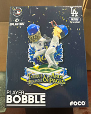 FOCO Dodgers Hernandez & Pages World Series Champions Bobblehead