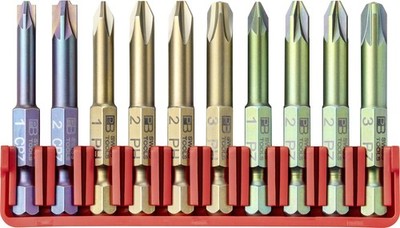 Phillips Pozidriv Pozi/Slotted Combination Bit Block PB E6.712 CN | 100% Swis...
