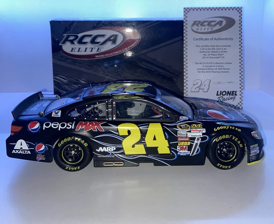 Jeff Gordon Pepsi Max 2014 1/24 Elite 1/24 NASCAR Diecast 45/300 Foto 4 de 4