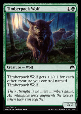 #ad #ad Timberpack Wolf 200 272 NM Magic Origins MTG $1.07