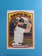 Charlie Blackmon 2021 Topps Heritage Baseball Card # 305 J0734