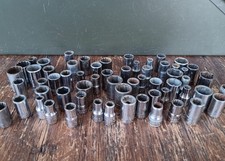 60 Craftsman Other 14 Drive Shallow Sockets Metric Sae Mixed Size Huge Lot