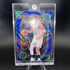 2024-25 Panini Select - Courtside Jayson Tatum #246 Blue Wave Prizm /75