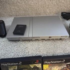 Sony Playstation 2 Slim SCPH-77001 PS2 Bundle - READ LISTING BEFORE BUYING