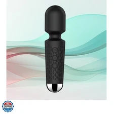 Personal Back Massager - Handheld Waterproof & Rechargeable Massager - 20 Spe...