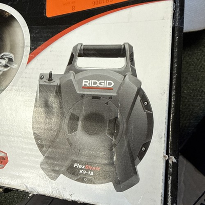 #ad Ridgid FlexShaft K9 12 Wall to Wall Drain Cleaning Machine 74978 missing Tip $110.00