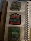 Lot of VINTAGE Chicago/Illinois Cities/towns Vehicle Tax Stickers — photo 9