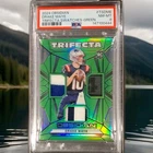 2024 Panini Obsidian - Trifecta Swat Drake Maye #TS-DME Green /5 (MEM, RC) PSA 8