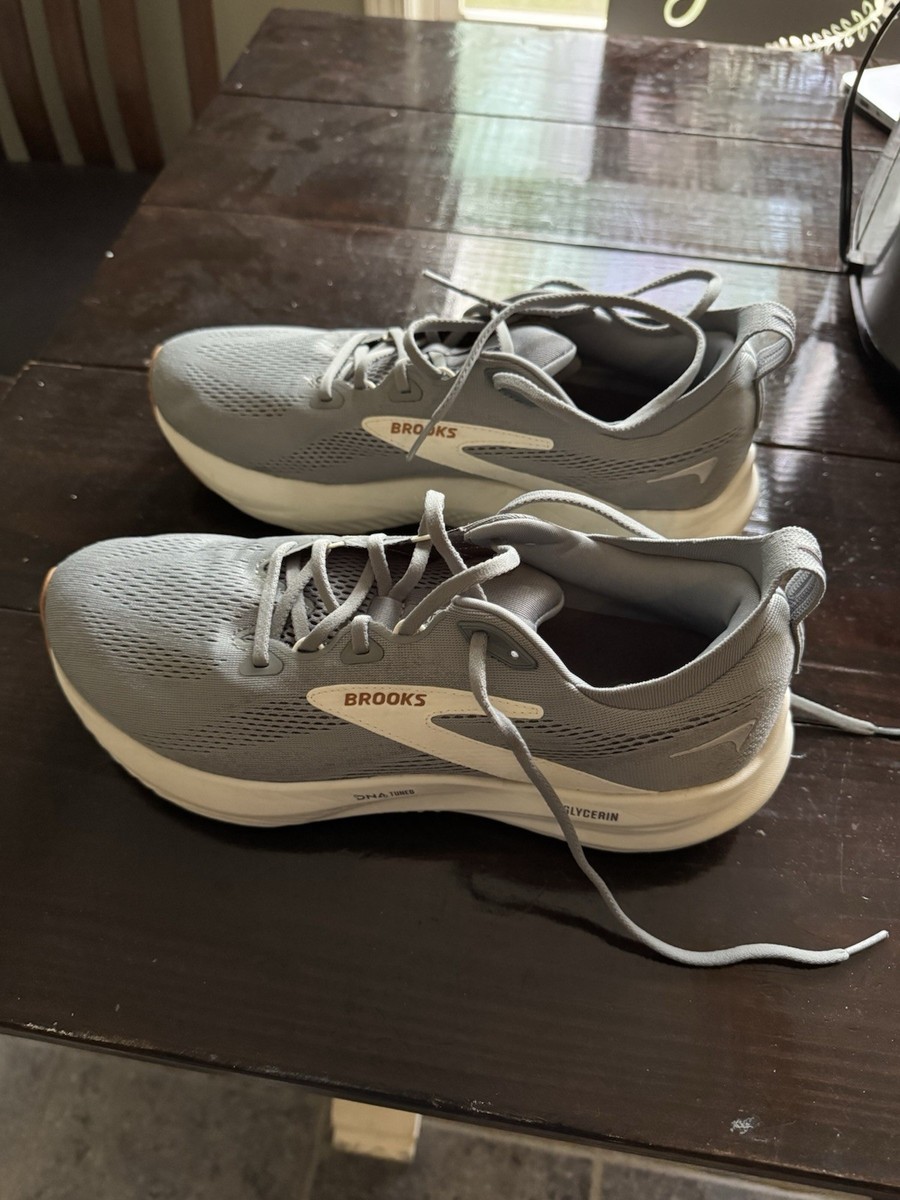 Brooks Glycerin Gray Athletic Running Shoes Breathable  display picture 3