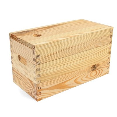 Sheffield Pine Craft Ammo Box, Plain, No Design, Made in USA