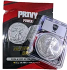 2024 US Silver Eagle PCGS MS70 Ultra Breaks Star Privy Power Flag Core ltd 500