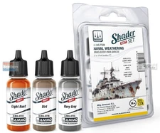 AMM7338 AMMO by Mig Shader Set - Naval Weathering