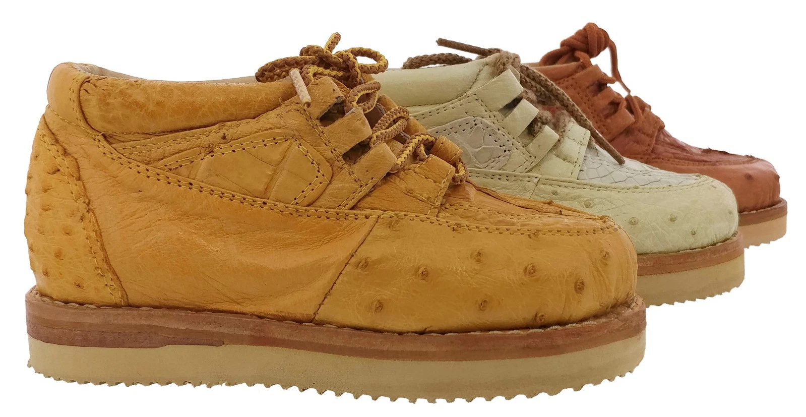 Toddler Kids Rodeo Shoes Genuine Crocodile Ostrich Skin Sneakers Causal Wear