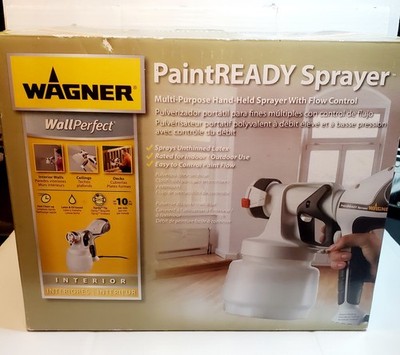 Wagner PaintREADY WallPerfect Multi Purpose Sprayer Flow Ctrl Interior Exterior 