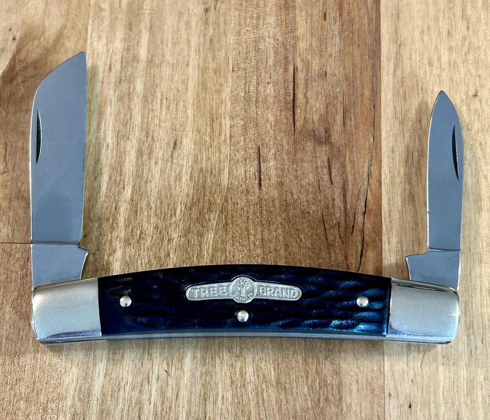 VTG 1970s BOKER TREE BRAND Solingen Germany UNIQUE 2 Blade Congress Pocket Knife - Image 2 of 4