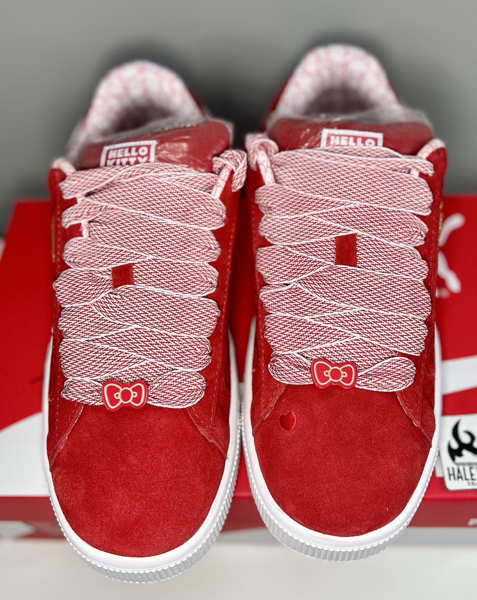 Sanrio Hello Kitty x PUMA Red Bow Suede スニーカー○送料込○ Hello Kitty x PUMA Red Bow Suede XL Sneaker (Women's)