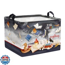 Clastyle Magic Nursery Decor Baby Gift Basket Kid Large Feather Hat Book Shel