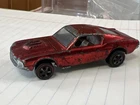 Hot Wheels Redline Custom Mustang Red 1968 USA
