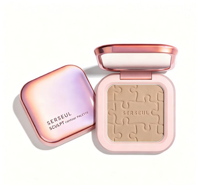 Face Sculpting Contour Palette, Blendable Silky Texture Contour Powder, Multiuse