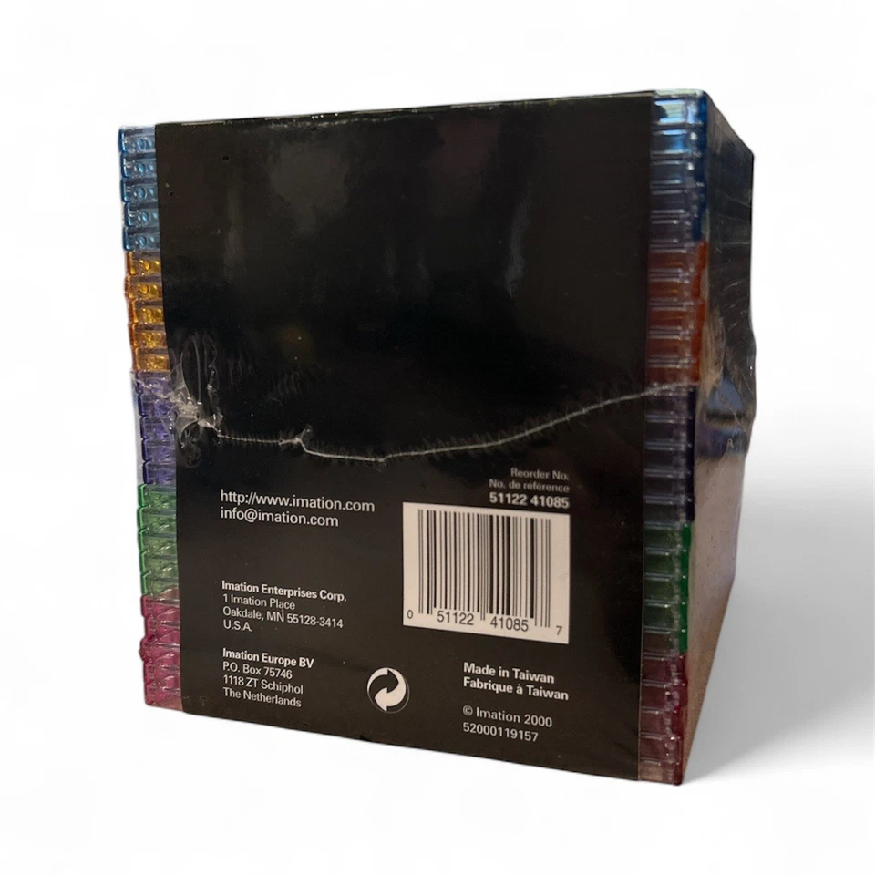 25 Pack Imation Jewel Tone Multi-Color Slim Design CD Storage Cases New Sealed - Image 4 of 4
