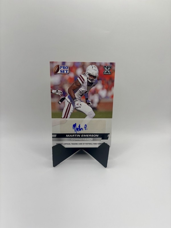 2022 Leaf Pro Set Draft - Autographs Martin Emerson #PSA-ME1 (AU, RC)