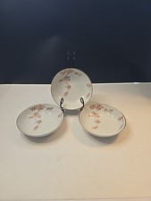 VTG Fukagawa Arita Fruit Bowls Maple 905 Hand Painted Japan 5.25in Set Of 3