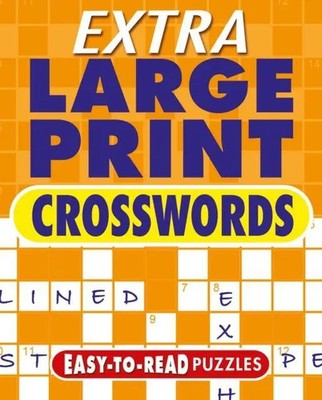 Extra Large Print Crosswords | Easy to Read Puzzles | Eric Saunders | Englisch