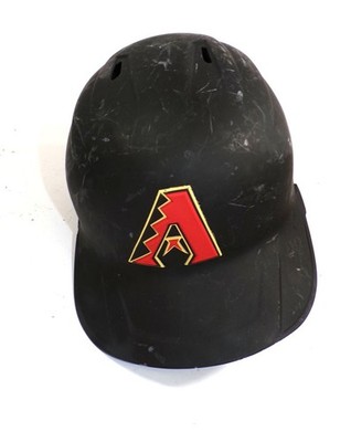 2022 Team Issued Arizona Diamondbacks Matte Blk RH Batting Helmet Size 7 5/8 COA