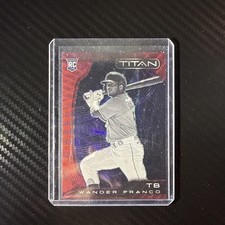 2022 Panini Chronicles - Titan Wander Franco #1 Ruby Wave Prizm /199 (RC)