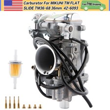 Tm36-68 36mm Carburetor For Mikuni Tm Flatslide Pumper 36mm Racing Carb 42-6093