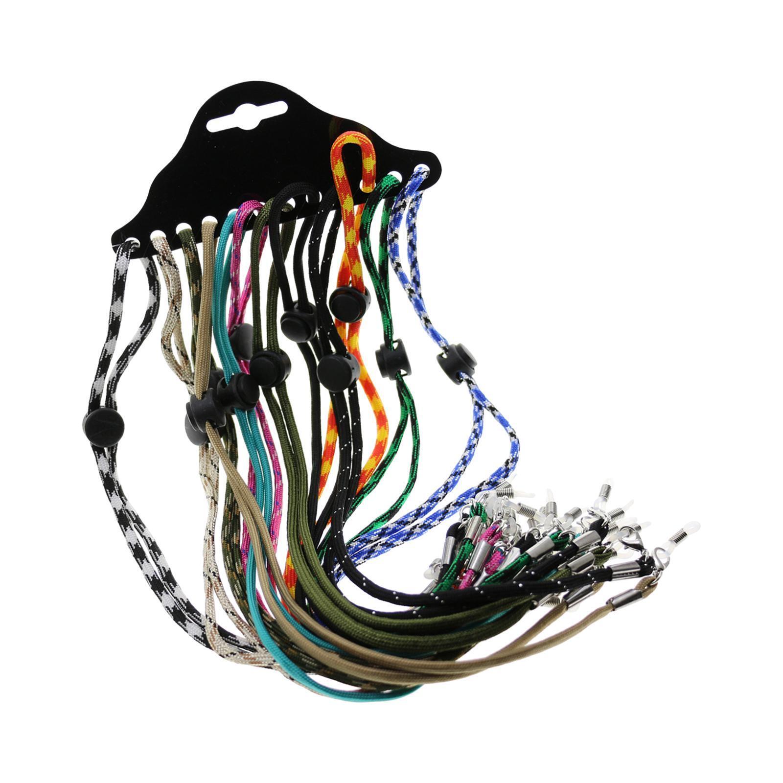 12x Eyeglass Strap String Sunglass Holder Straps for Running Fishing