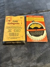 Vintage KODAK FLASH Kodaguide DIAL By Eastman Kodak Co. Exposure guide-W/Cover 