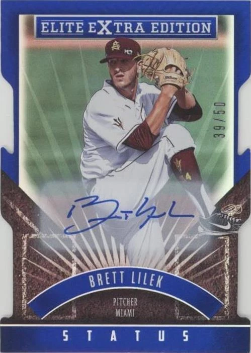 Status Blue Die-Cut Prospects Autographs