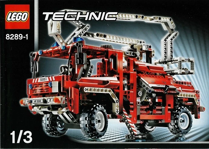 NEW LEGO City Town Fireman Technic 8289 FIRE TRUCK Sealed - Ships World Wide