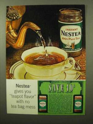 1964 Nestea Instant Tea Ad - Teapot Flavor