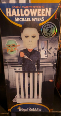 ROYAL BOBBLES: HALLOWEEN MICHAEL MYERS w/ Glow Mask (NEW) Ltd Edition